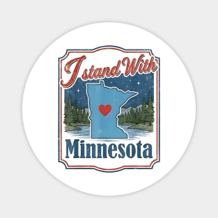 I-Stand-With-Minnesota Magnet